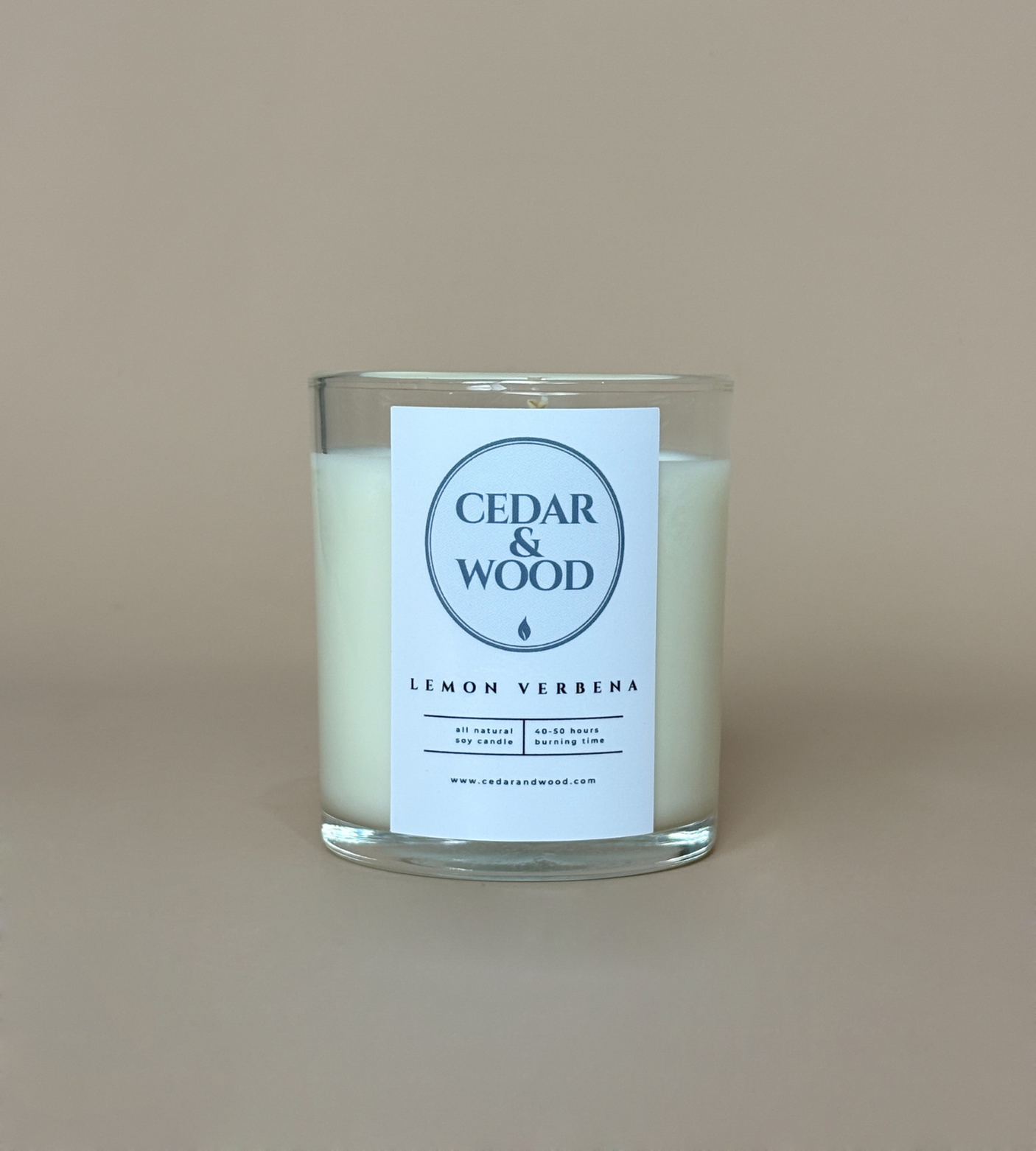 Lemon Verbena Scented Candle