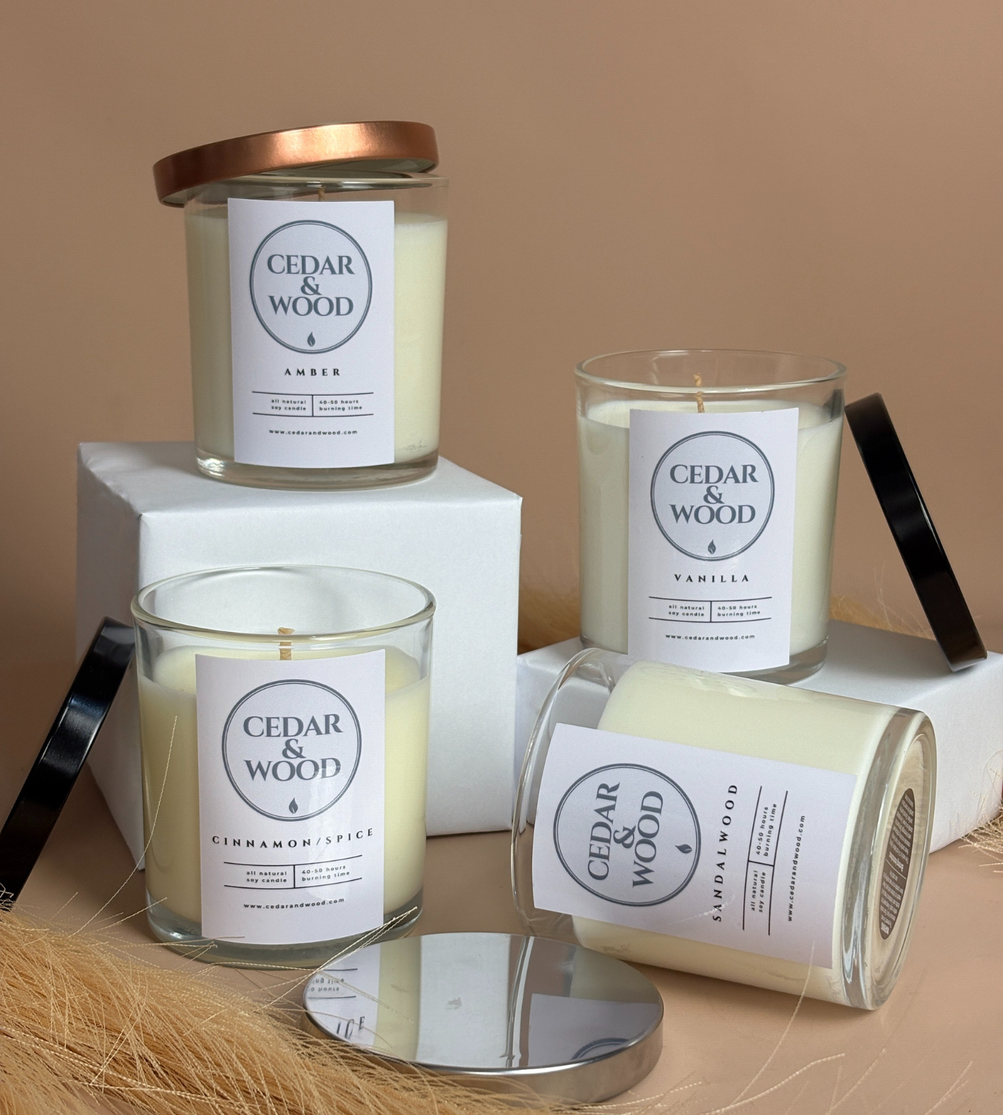 Warm & Cozy Candle Bundle | 4 Comforting Scents