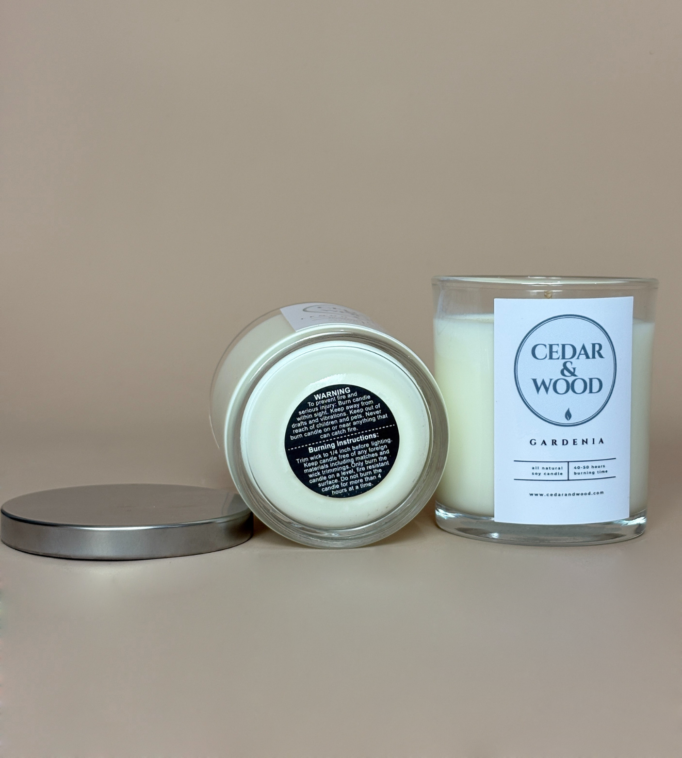 Gardenia Scented Candle