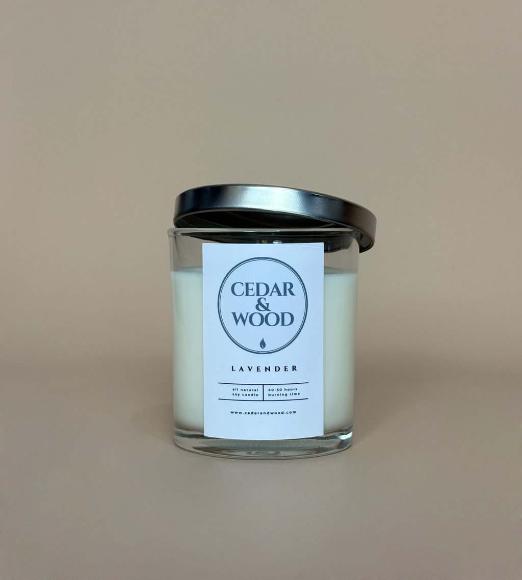 Lavender Scented Candle