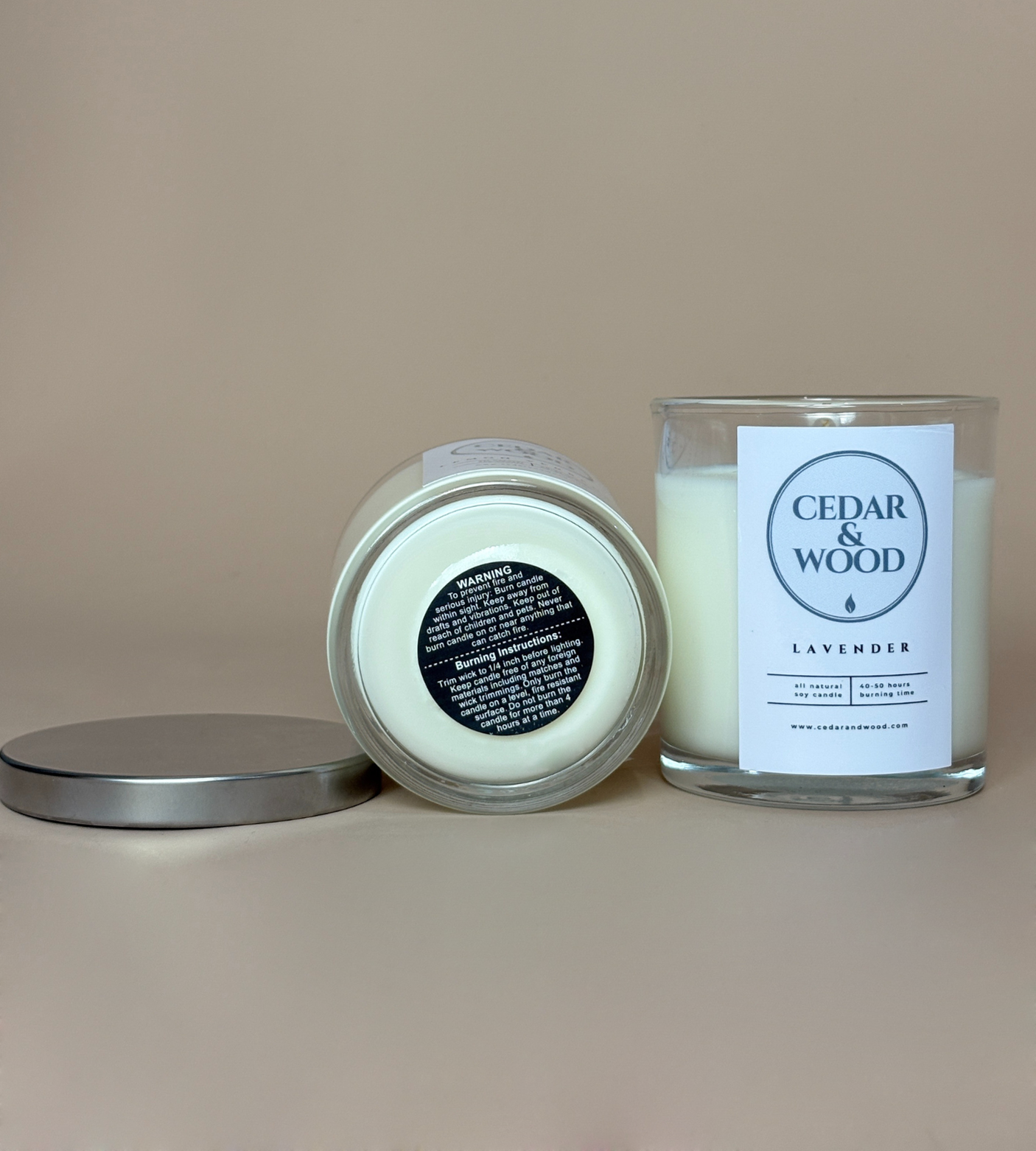 Lavender Scented Candle