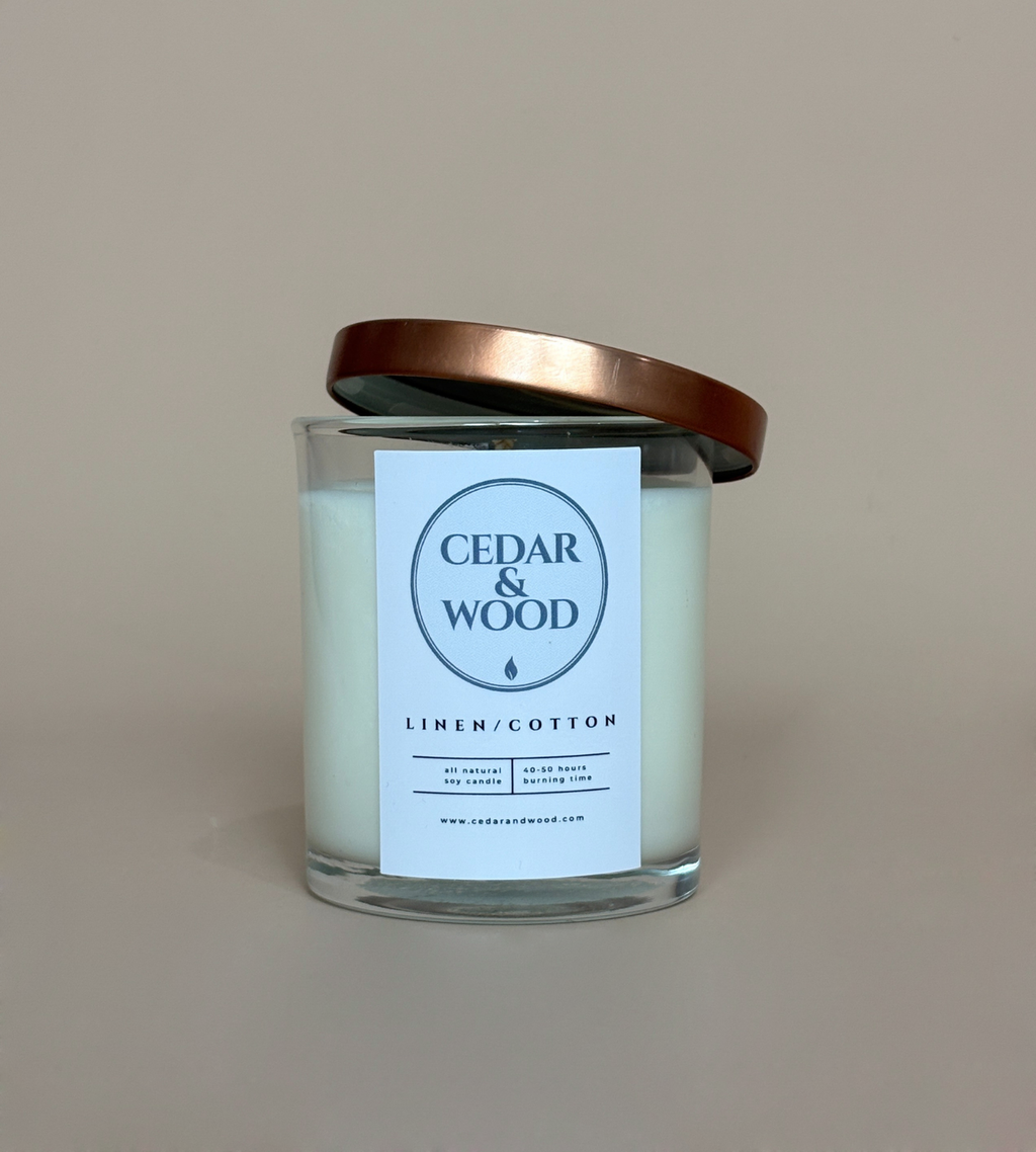 Linen/Cotton Scented Candle