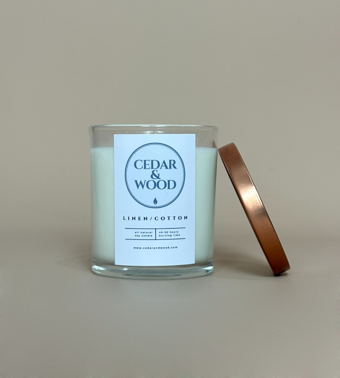 Linen/Cotton Scented Candle