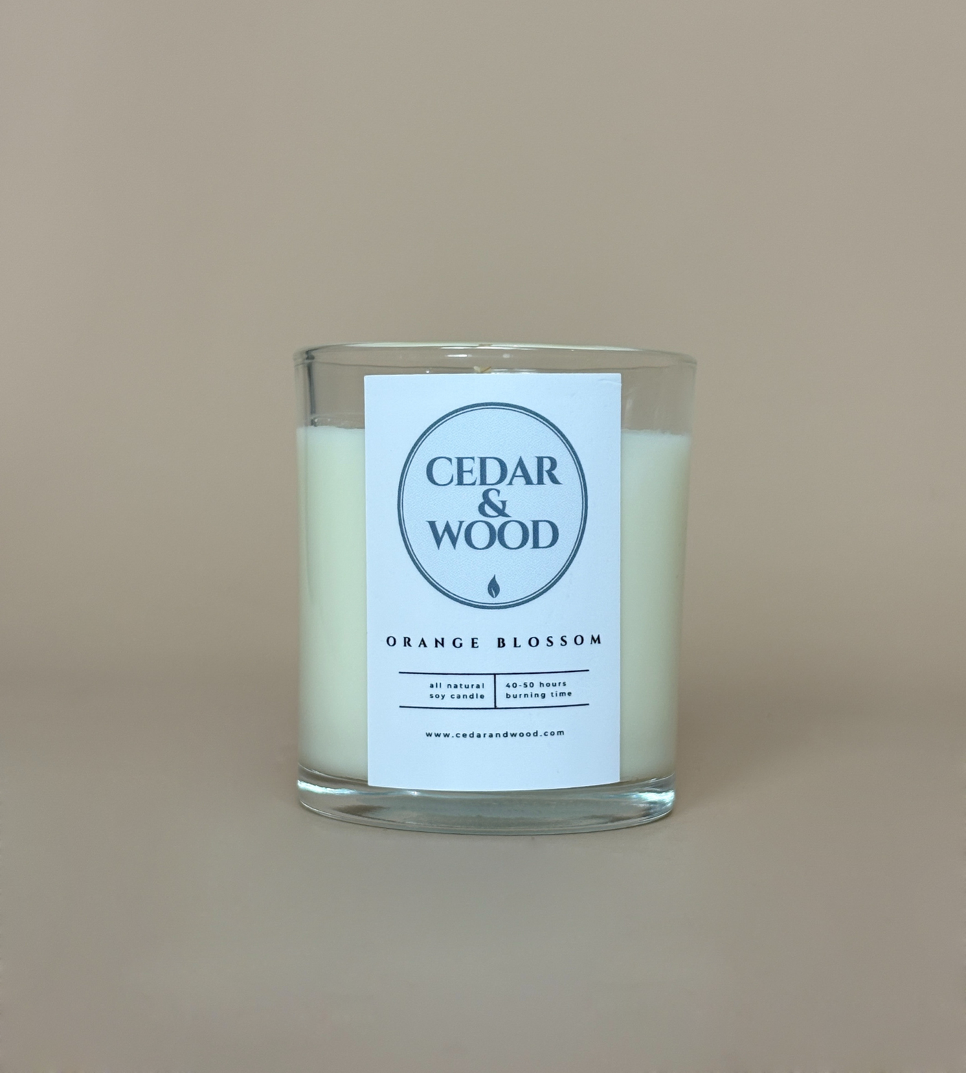 Orange Blossom Scented Candle