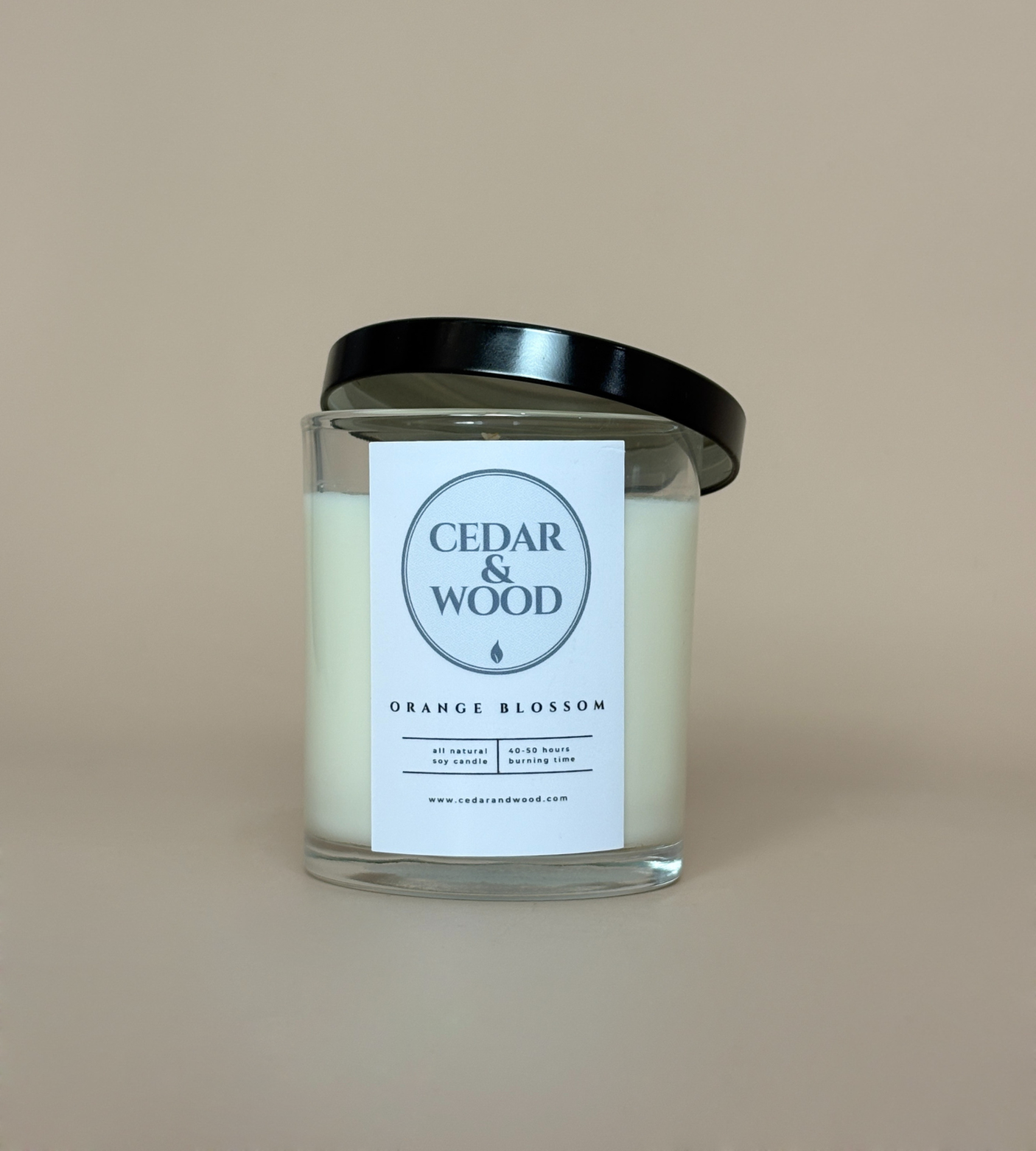 Orange Blossom Scented Candle