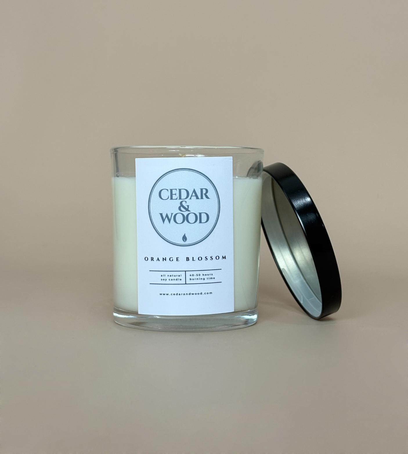 Orange Blossom Scented Candle