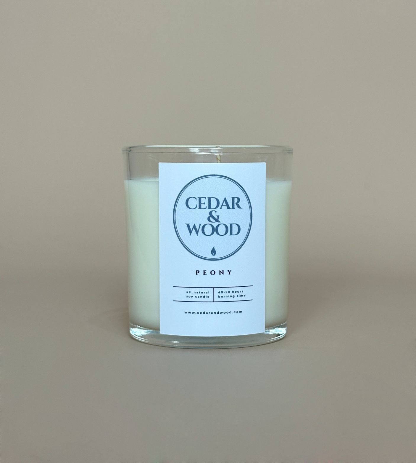 Peony Scented Candle