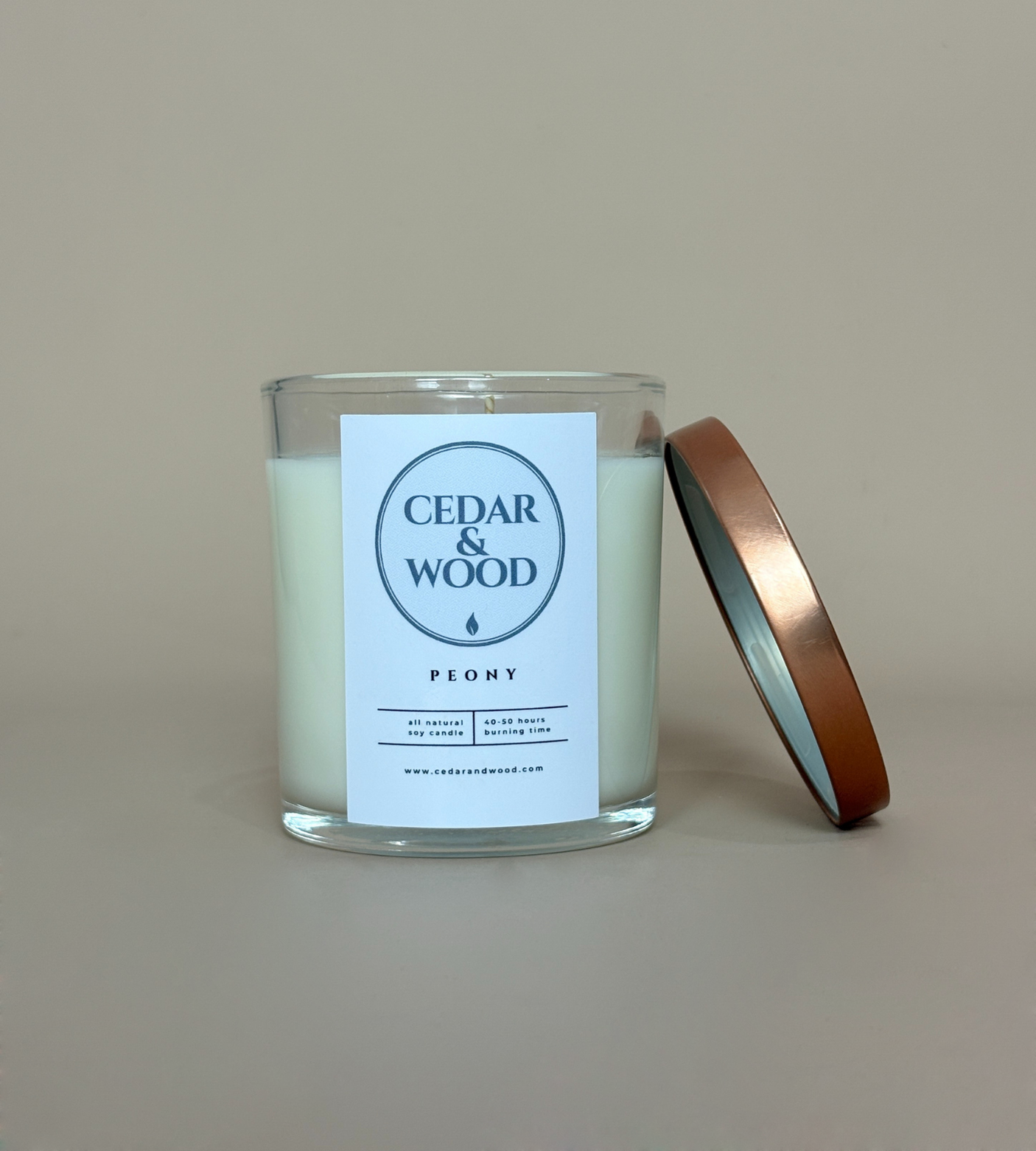 Peony Scented Candle