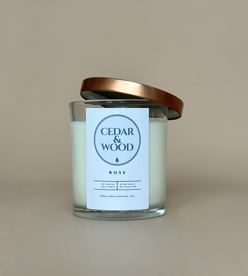 Rose Scented Candle