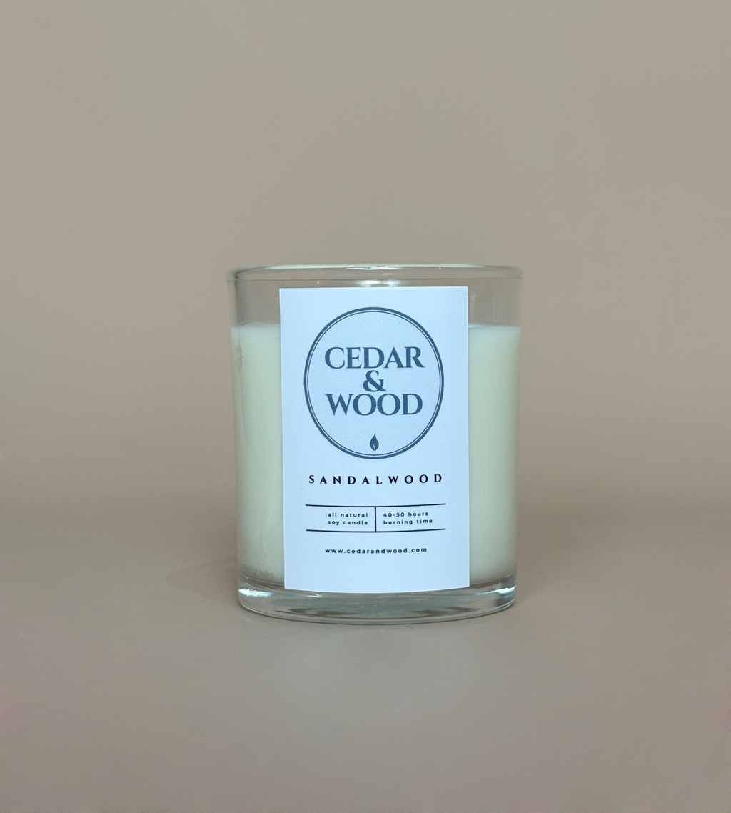 Sandalwood Scented Candle