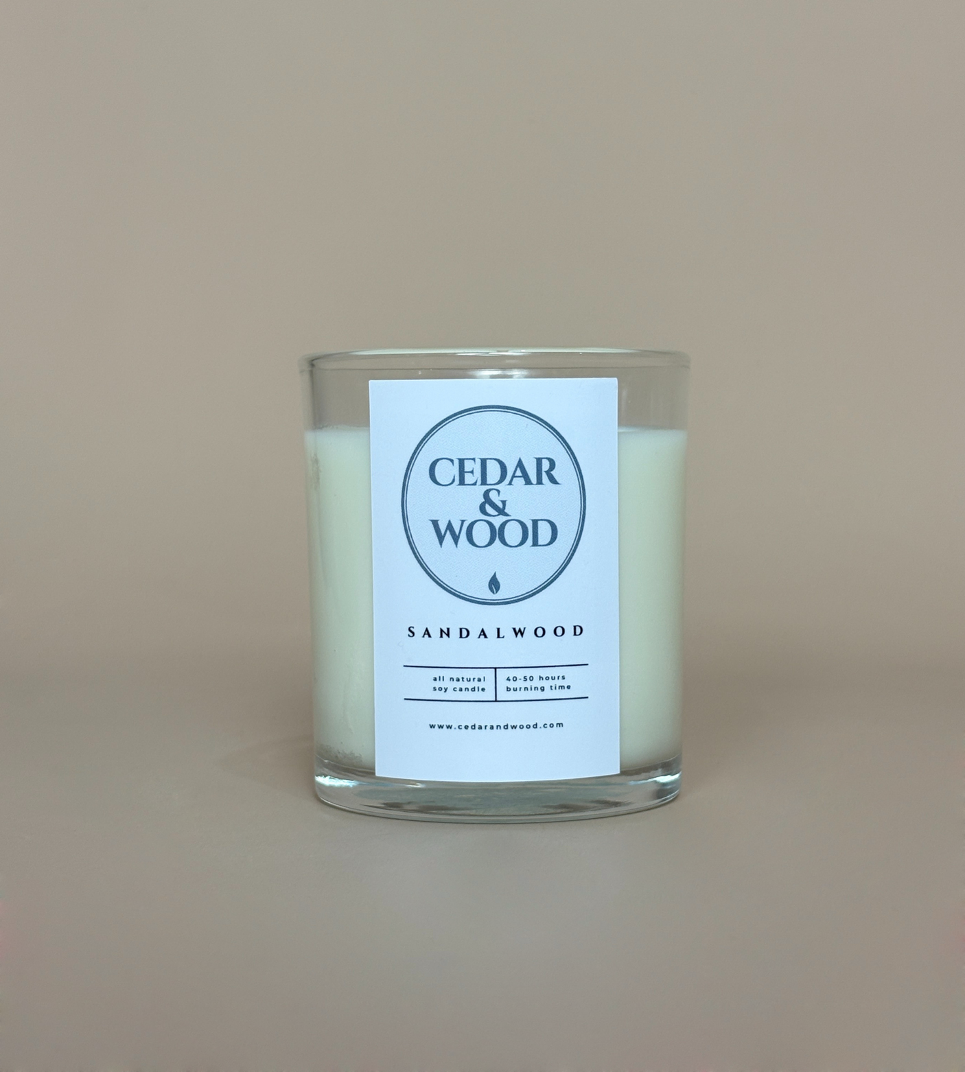 Sandalwood Scented Candle