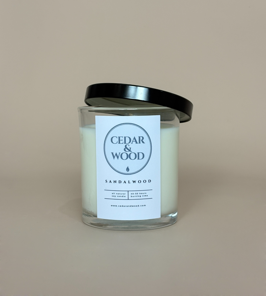 Sandalwood Scented Candle