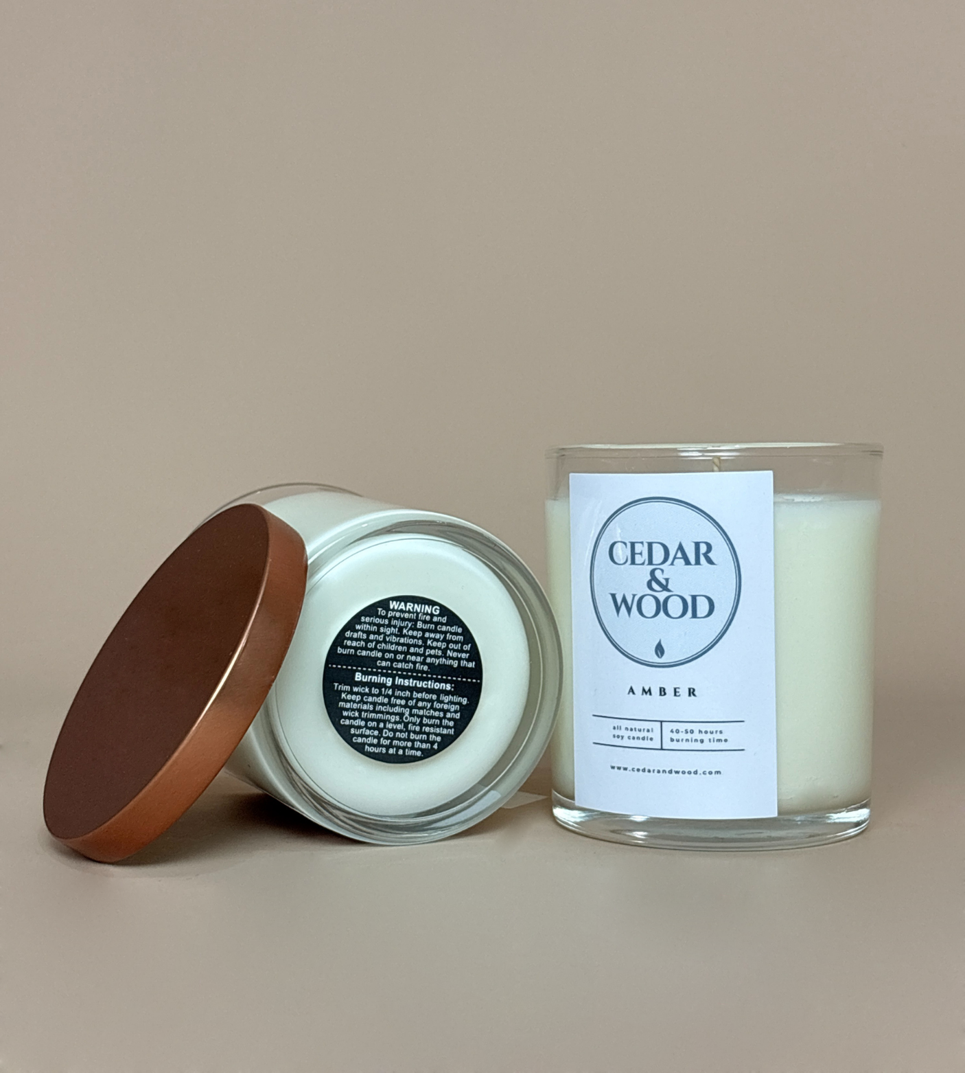Amber Scented Candle