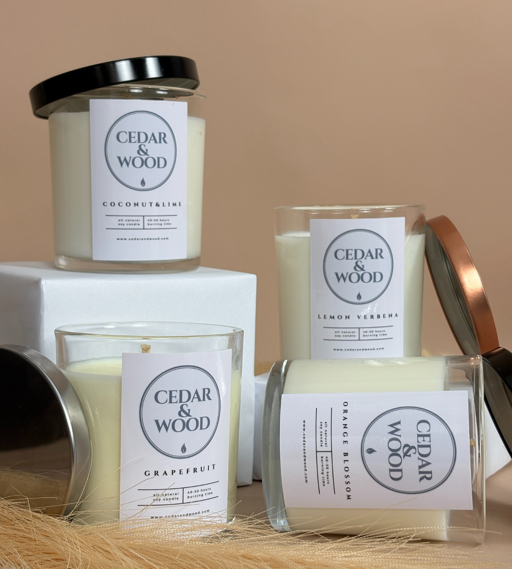 Citrus & Fruity Candle Bundle | 4 Refreshing Scents