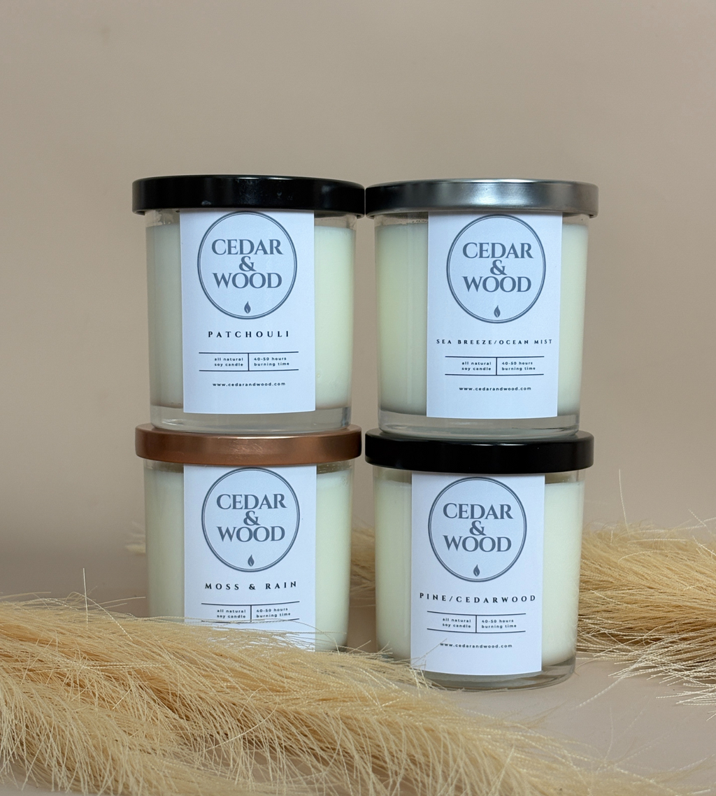Earthy & Natural Candle Bundle | 4-Pack