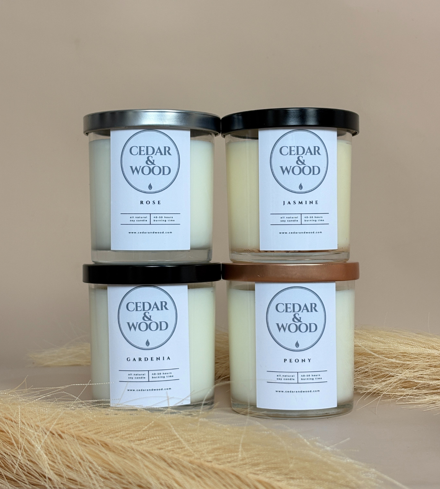 Floral Candle Bundle | 4 Scents