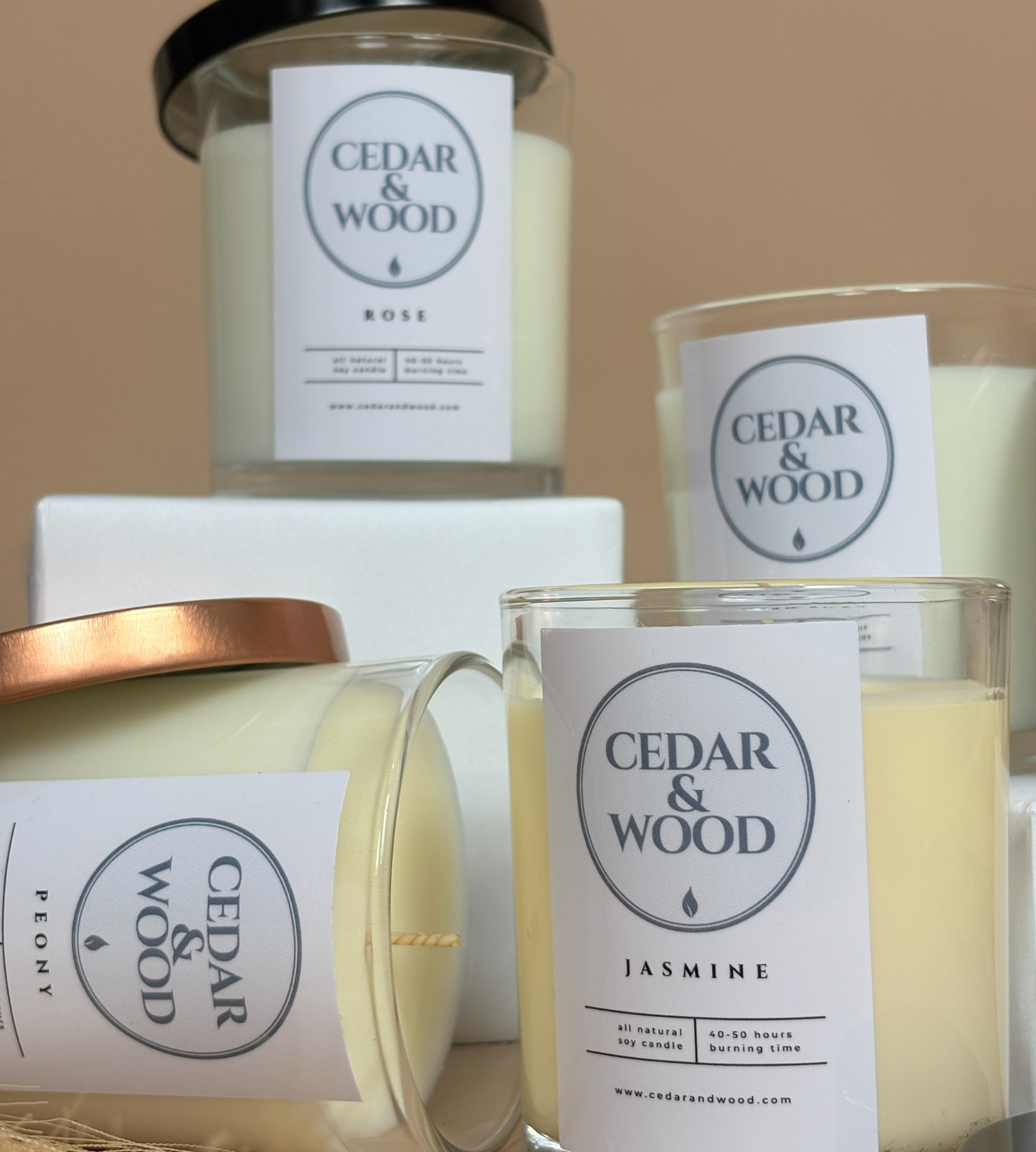 Floral Candle Bundle | 4 Scents