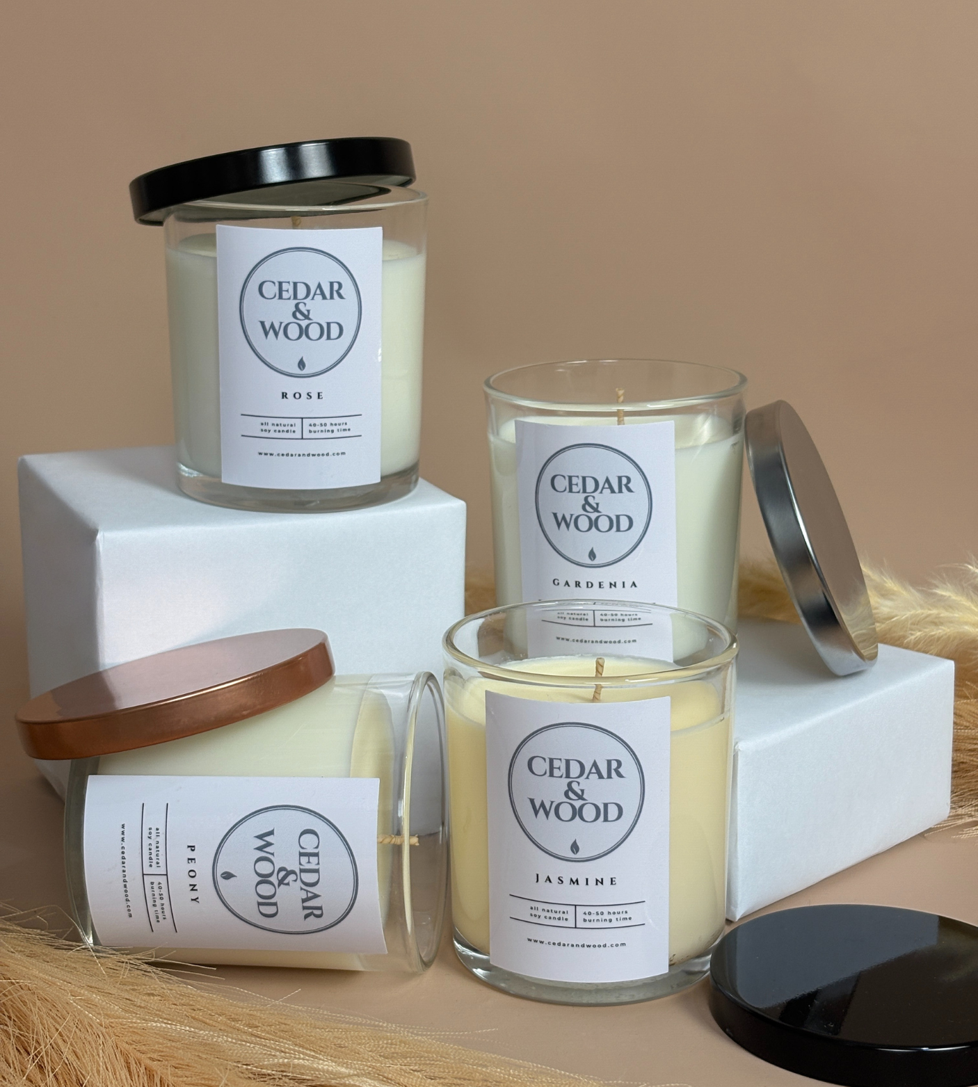 Floral Candle Bundle | 4 Scents