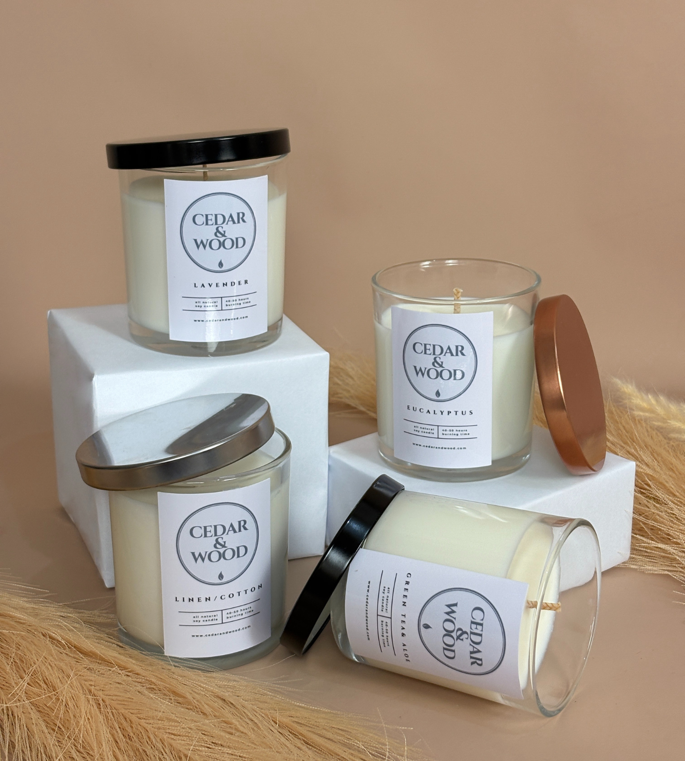 Fresh & Clean Candle Bundle | Set of 4