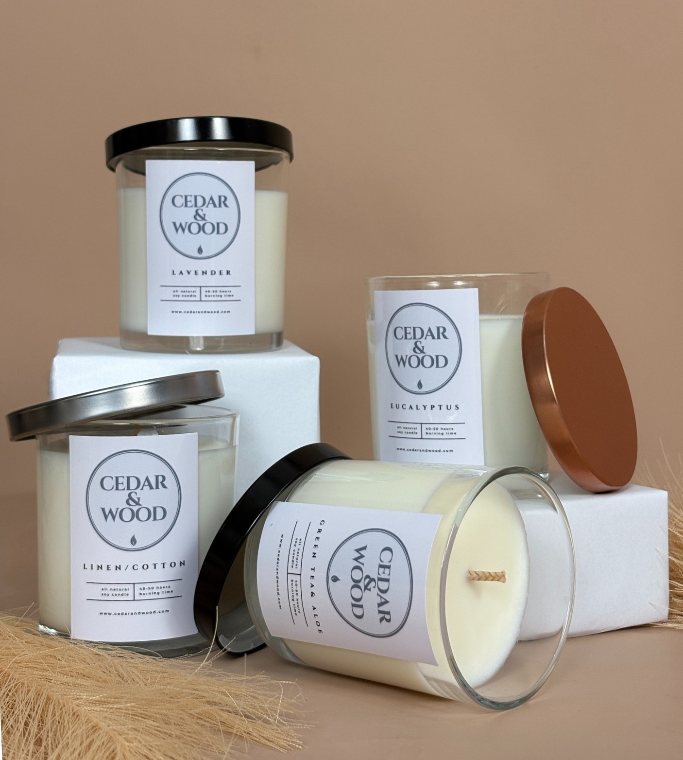 Fresh & Clean Candle Bundle | Set of 4