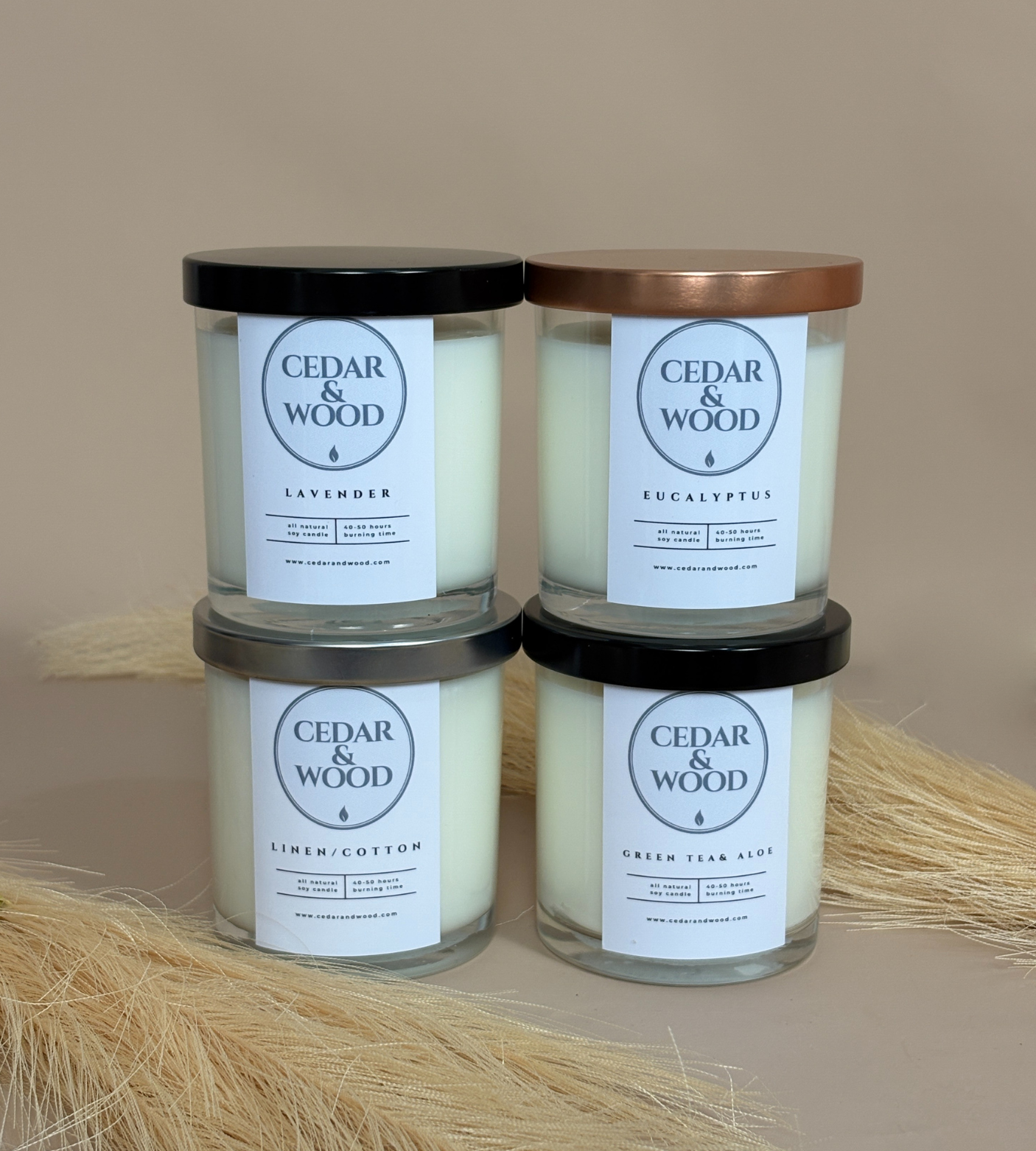 Fresh & Clean Candle Bundle | Set of 4