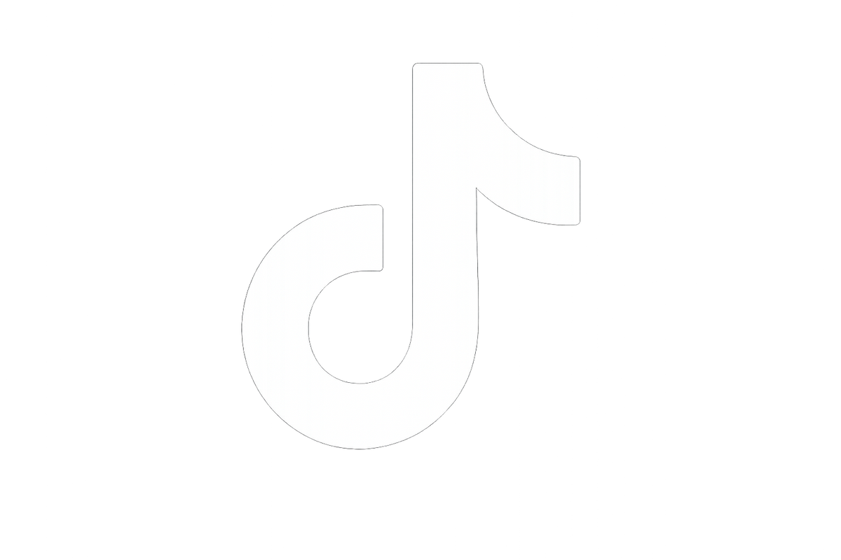 tiktok transparent bg and white icon